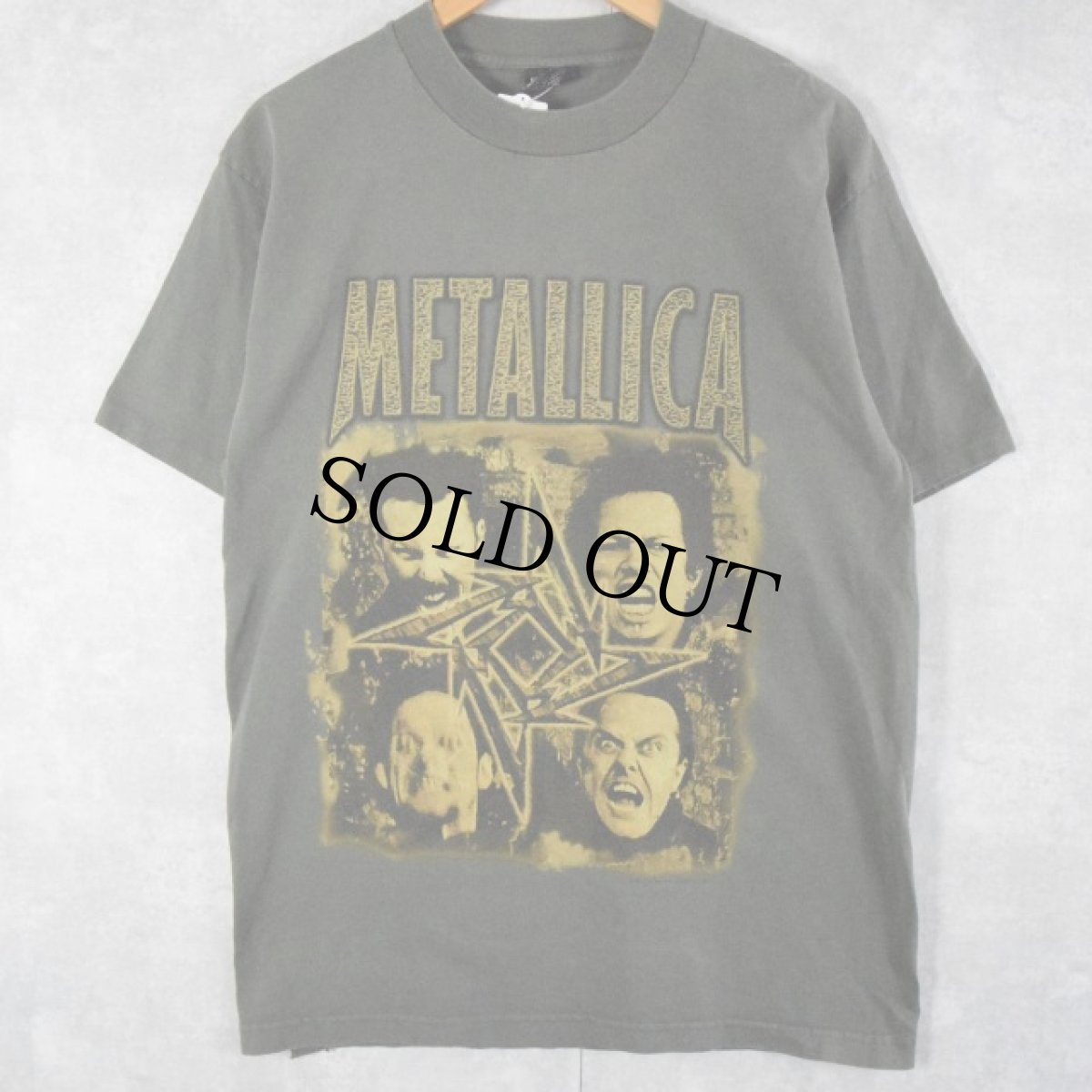 画像1: 90's METALLICA "POOR TOURING ME"ロックバンドツアーTシャツ L (1)