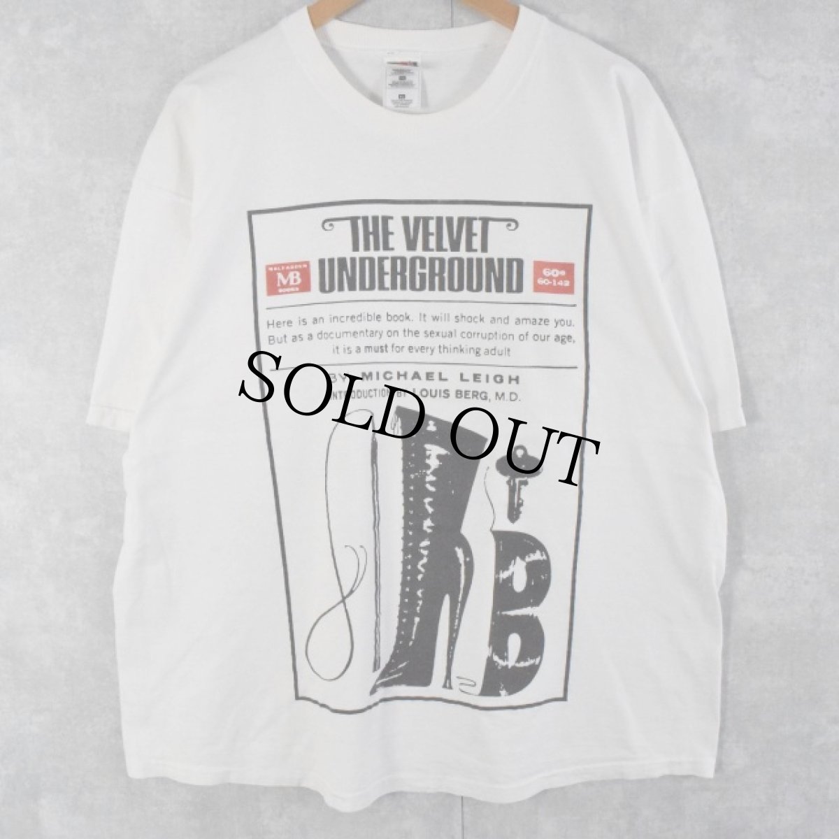 画像1: THE VELVET UNDERGROUND ロックバンドTシャツ XL (1)