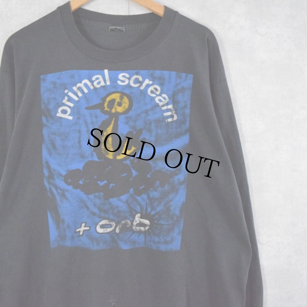 画像1: 90's PRIMAL SCREAM "THE ORB SHEFFIELD" ロックバンドTシャツ XL (1)