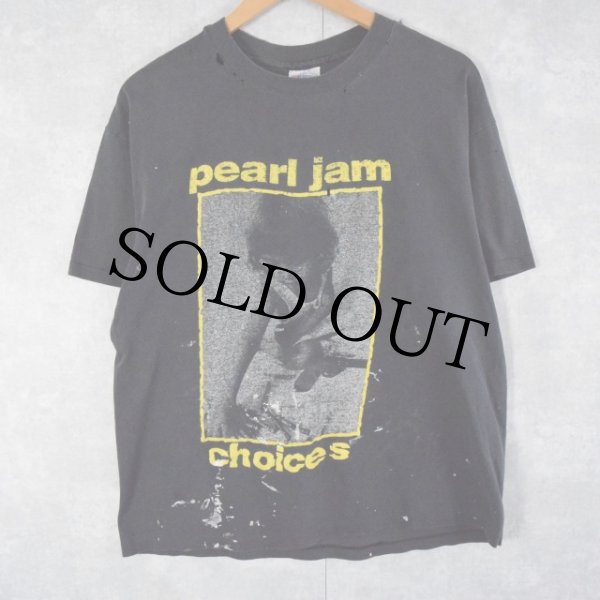 ビッグサイズXL 90s USA製 PEARL JAM CHOICES Tシャツ