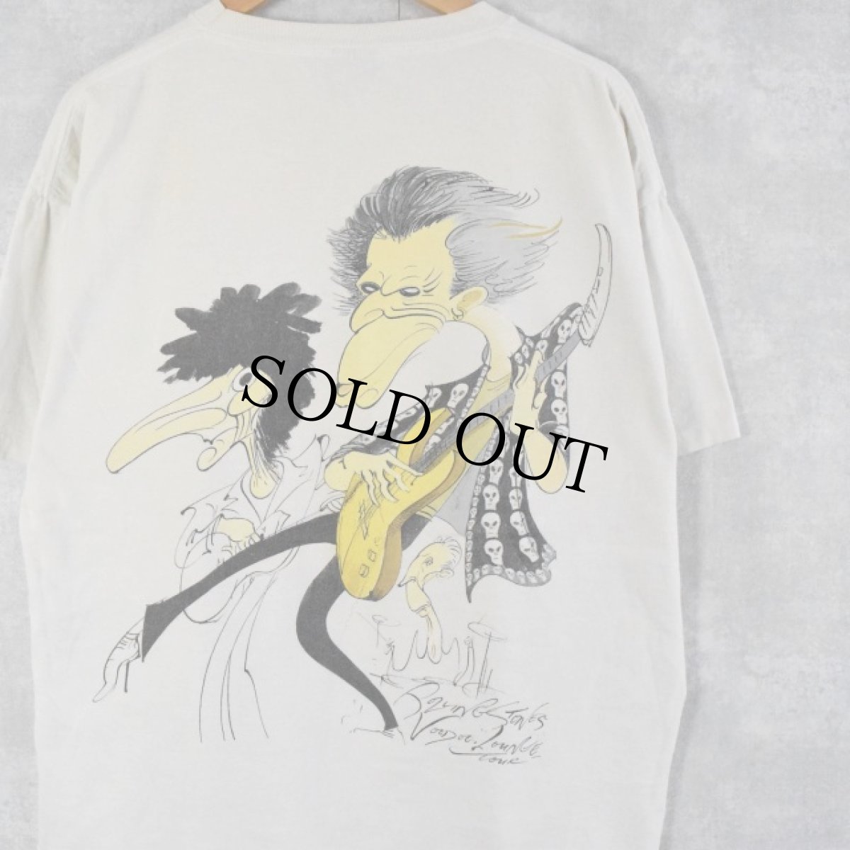 画像2: 90's The Rolling Stones USA製 "Gerald Scarfe Voodoo Lounge" ロックバンドTシャツ XL (2)