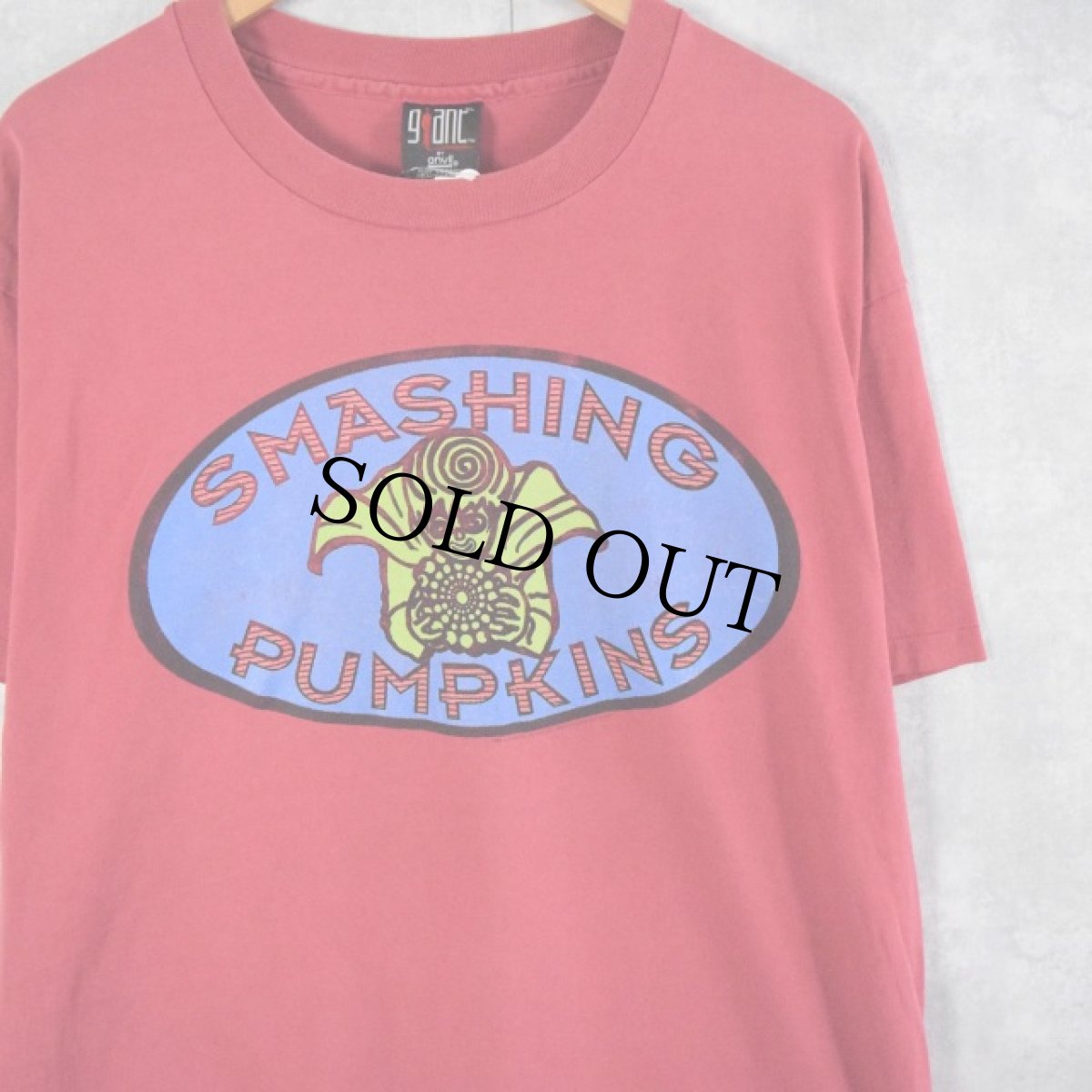 画像1: 90's SMASHING PUMPKINS USA製 ロックバンドTシャツ XL (1)