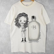 画像1: 90's Betty Boop USA製 "Calvin Klein" キャラクターパロディTシャツ L (1)