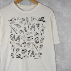 画像1: 80's Ken Brown アートプリントTシャツ (1)