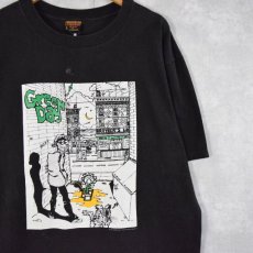 画像1: 90's GREEN DAY USA製 パンク・ロックバンドTシャツ XL (1)