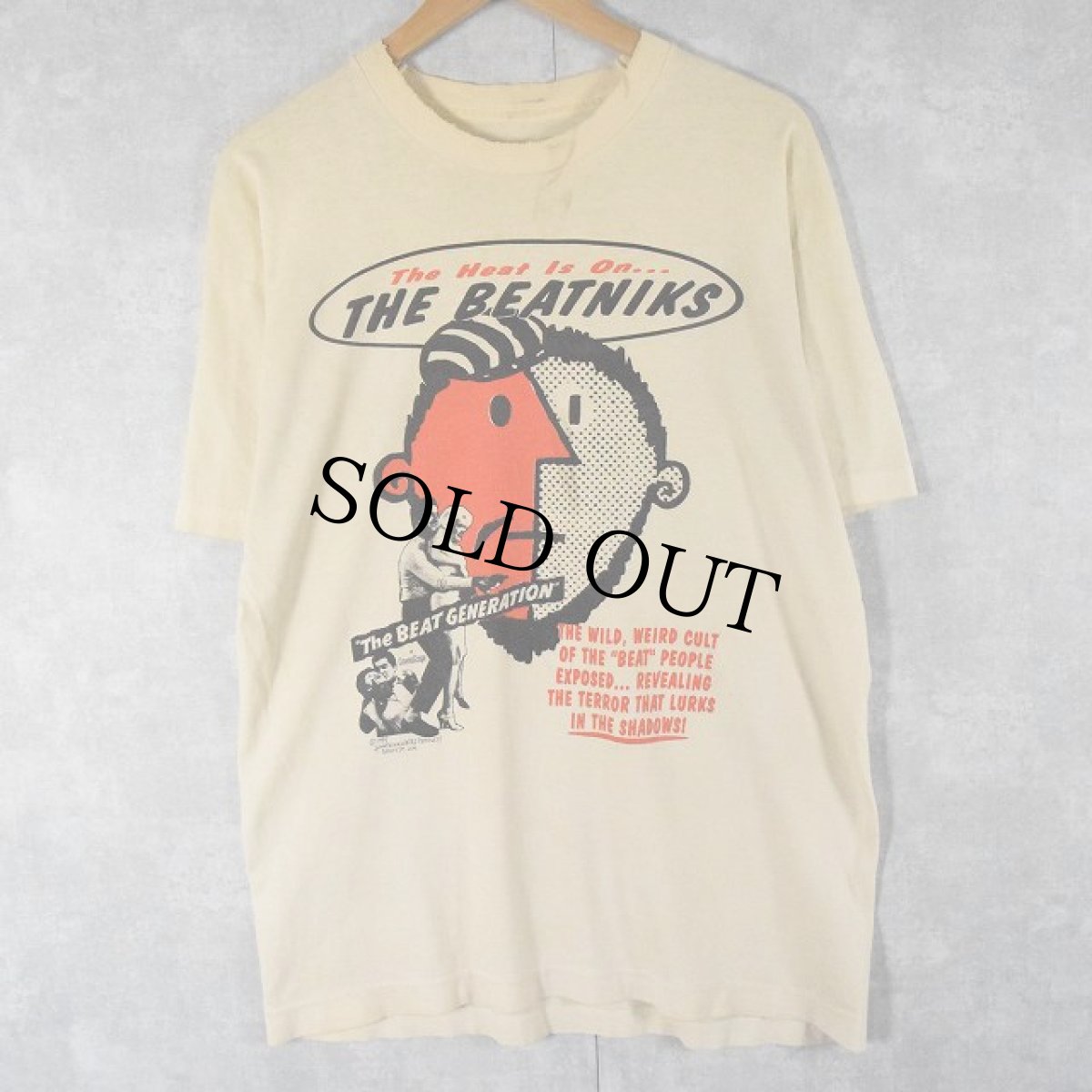 画像2: 90's SOMETHING WEIRD PRODUCTS "The Beat Generation" ホラーアートプリントＴシャツ (2)