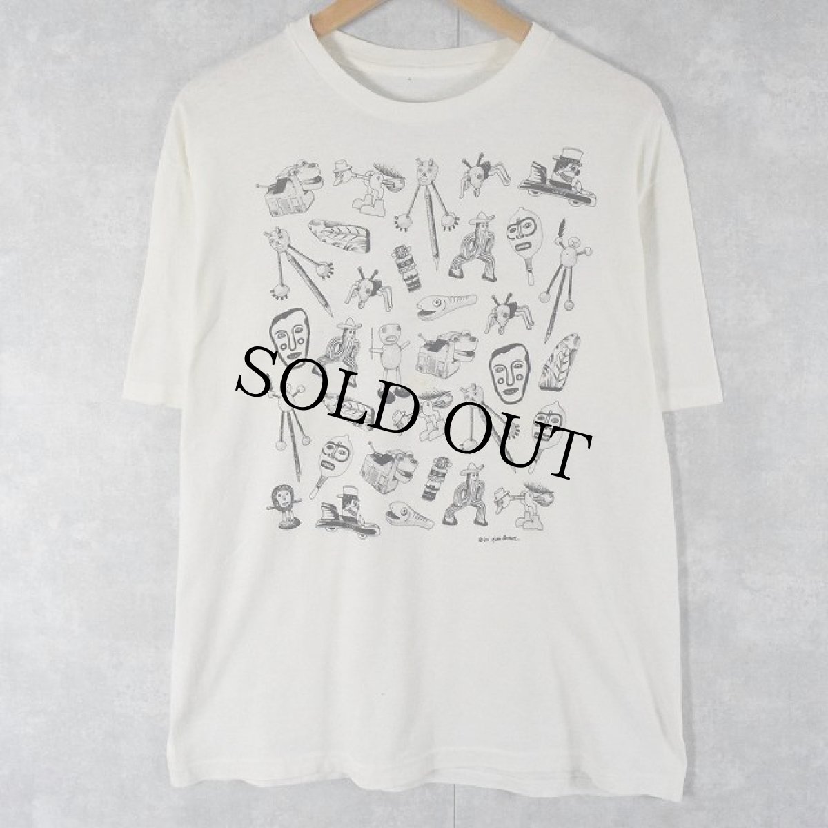 画像2: 80's Ken Brown アートプリントTシャツ (2)