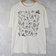 画像2: 80's Ken Brown アートプリントTシャツ (2)