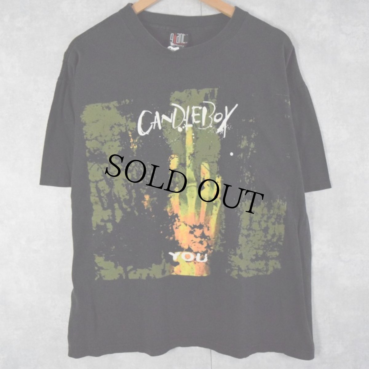 画像1: 90's CANDLEBOX USA製 ロックバンドプリントTシャツ L (1)