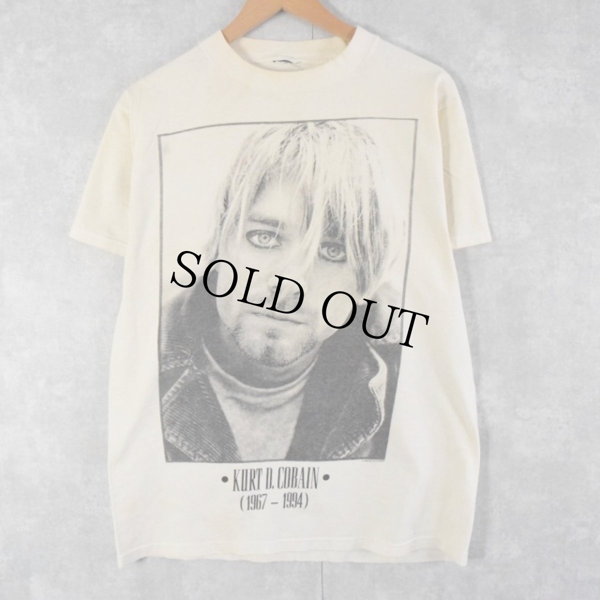 画像1: 90's KURT COBAIN フォトプリントTシャツ (1)