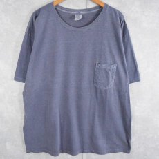 画像1: 90's GAP USA製 ポケットTシャツ BLUE XL (1)