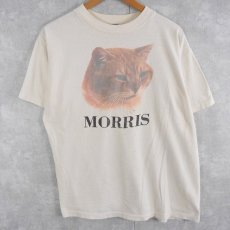画像2: 90's "MORRIS" 猫プリントTシャツ (2)