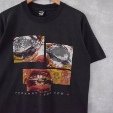 画像1: 90's FRONT242 USA製 "TYRANNY FOR YOU" エレクトロミュージックグループTシャツ XL (1)