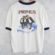 画像1: 90's PRIMUS USA製 オルタナティヴロックバンド リンガーTシャツ XL (1)