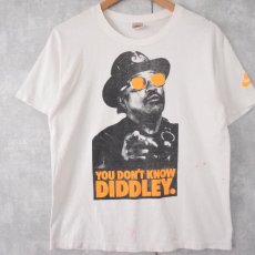画像1: 90's NIKE USA製 "YOU DON'T KNOW DIDDLEY" ミュージシャンプリントTシャツ M (1)