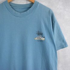 画像2: 90's STUSSY "OLD SKOOL FLAVOR" スニーカーイラストTシャツ (2)
