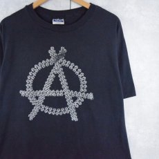 画像1: 80's USA製 ANARCHY パンクロックバンドTシャツ XL (1)