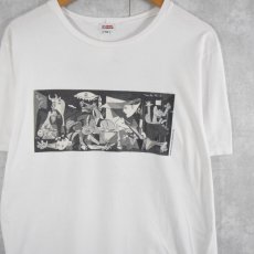 画像1: 2000's PABLO PICASSO SPAIN製 "Guernica" アートプリントTシャツ XL (1)