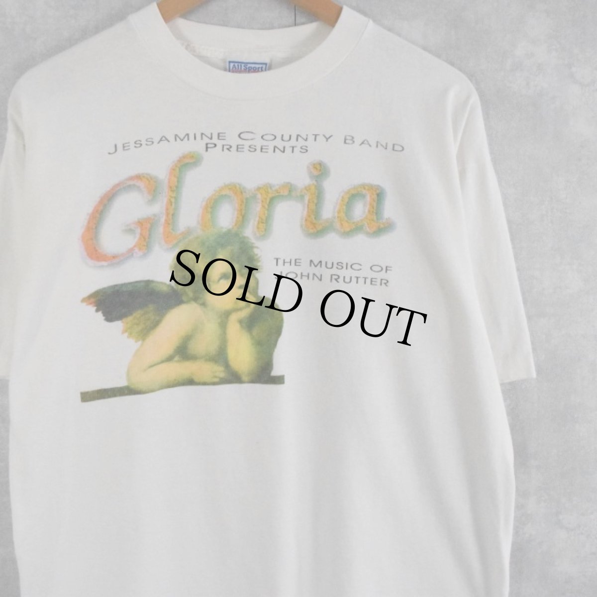 画像1: 90's JOHN RUTTER USA製 "Gloria" ミュージックTシャツ L (1)