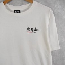 画像2: 90's NO FEAR USA製 "PUSSY CHICKEN" イラストプリントTシャツ L (2)