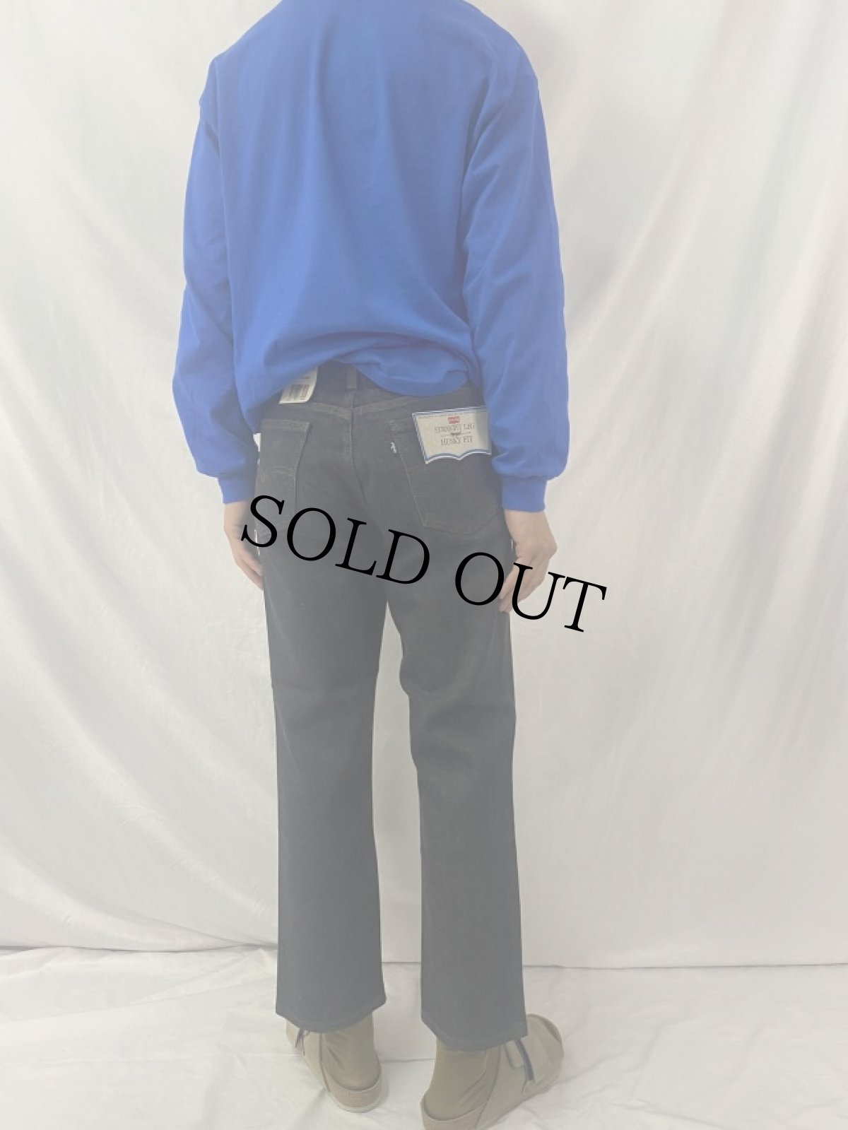 画像4: 90's Levi's 905-0258 USA製 "HUSKY FIT" デニムパンツ フラッシャー付きDEADSTOCK  W31 (4)