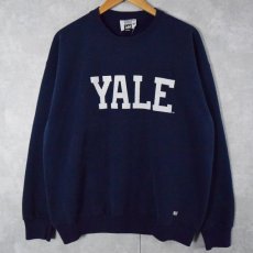 画像1: 90's Lee USA製 HEAVY WEIGHT COTTON BLEND "YALE" スウェット XL (1)