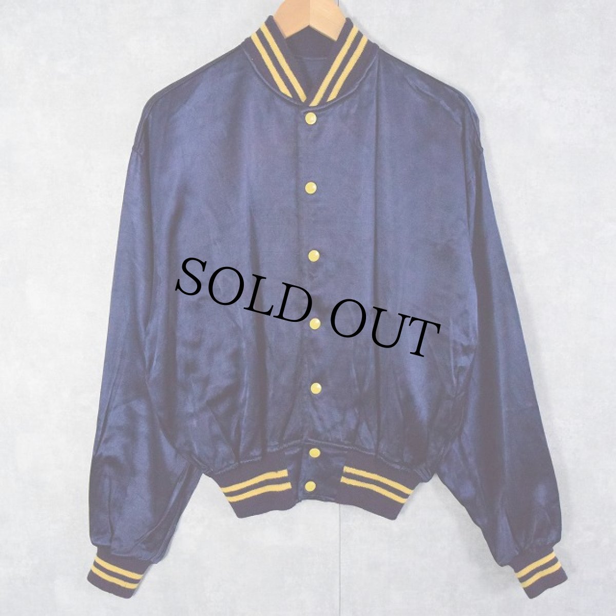 画像2: 50〜60's "CUBI POINT" サテンスタジャン (2)