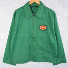 画像1: 70〜80's Del Monte 食品メーカーワッペン付き ワークジャケット (1)