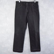 画像1: 80〜90's Levi's 619 CANADA製 ブラックデニムパンツ W32 (1)