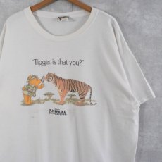 画像1: Disney ANIMAL KINGDOM "Tigger, is that you? " キャラクターTシャツ XL (1)