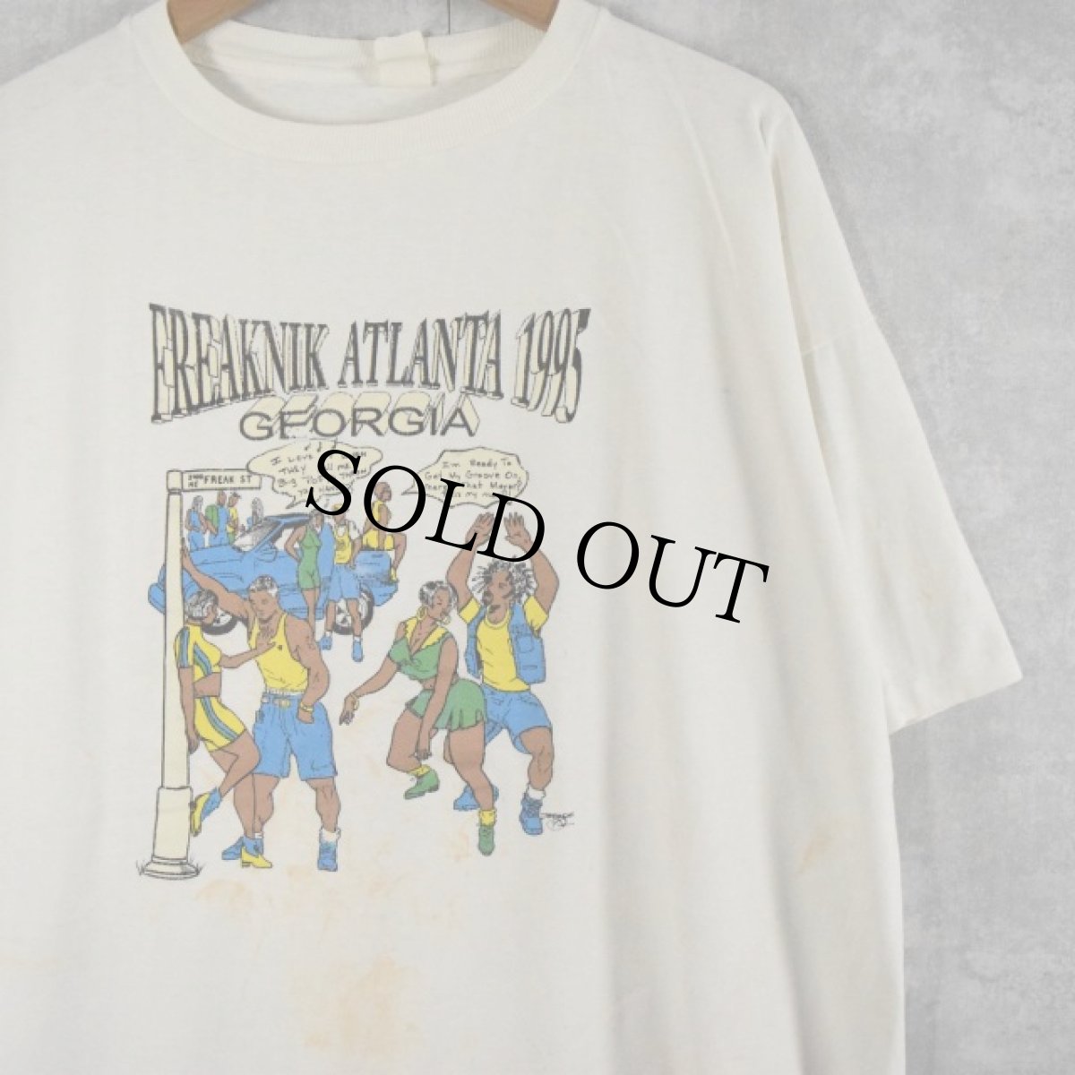 画像1: 90's FREAKNIK ATLANTA 1995 フェスティバルTシャツ XXL (1)