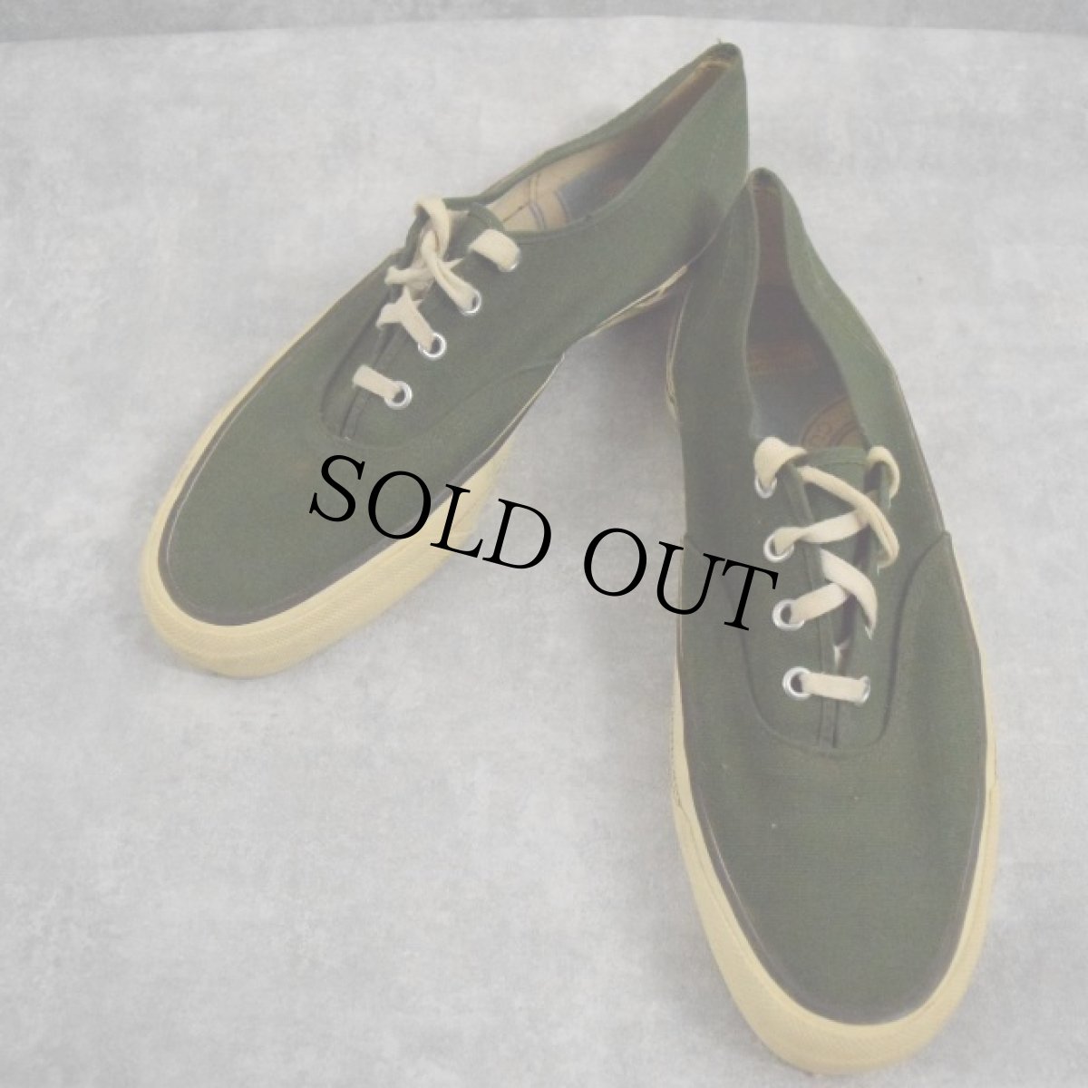 画像2: 70's UNIROYAL ボートシューズ 箱付き size11 (2)