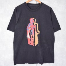 画像2: 2000's SALVADOR DALI "Mannequin" アートプリントTシャツ BLACK (2)
