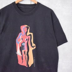 画像1: 2000's SALVADOR DALI "Mannequin" アートプリントTシャツ BLACK (1)