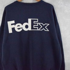 画像1: FedEx 企業ロゴプリントスウェット XL (1)