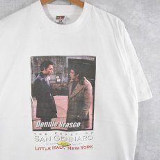 画像1: 90's Donnie Brasco マフィア映画プリントTシャツ XL (1)