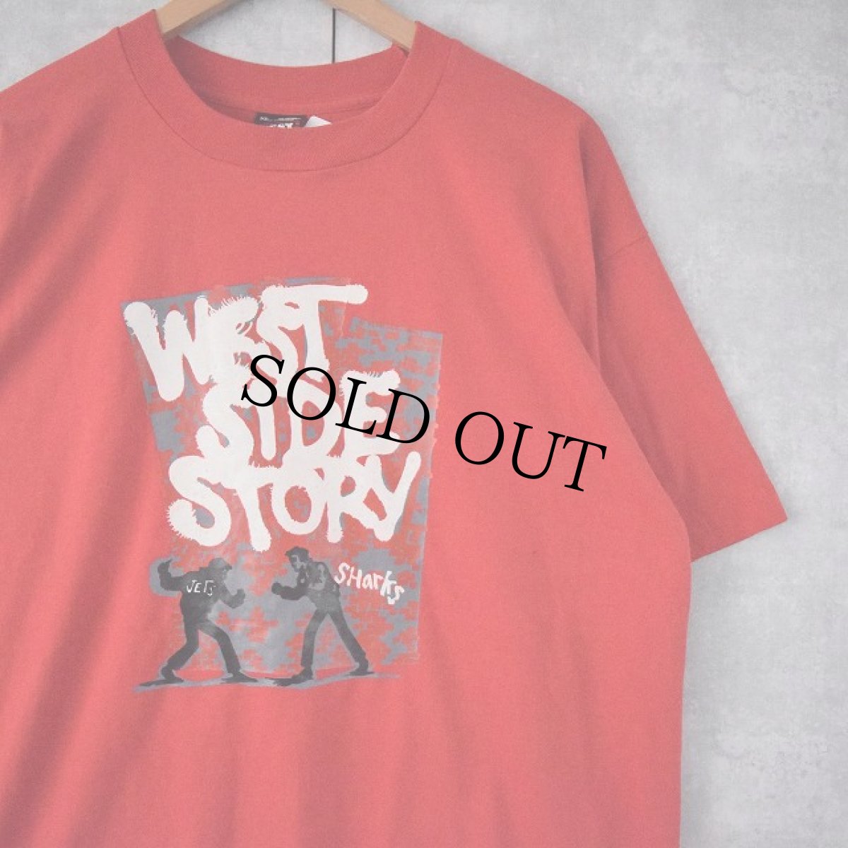 画像1: 90's WEST SIDE STORY USA製 映画プリントTシャツ XL (1)
