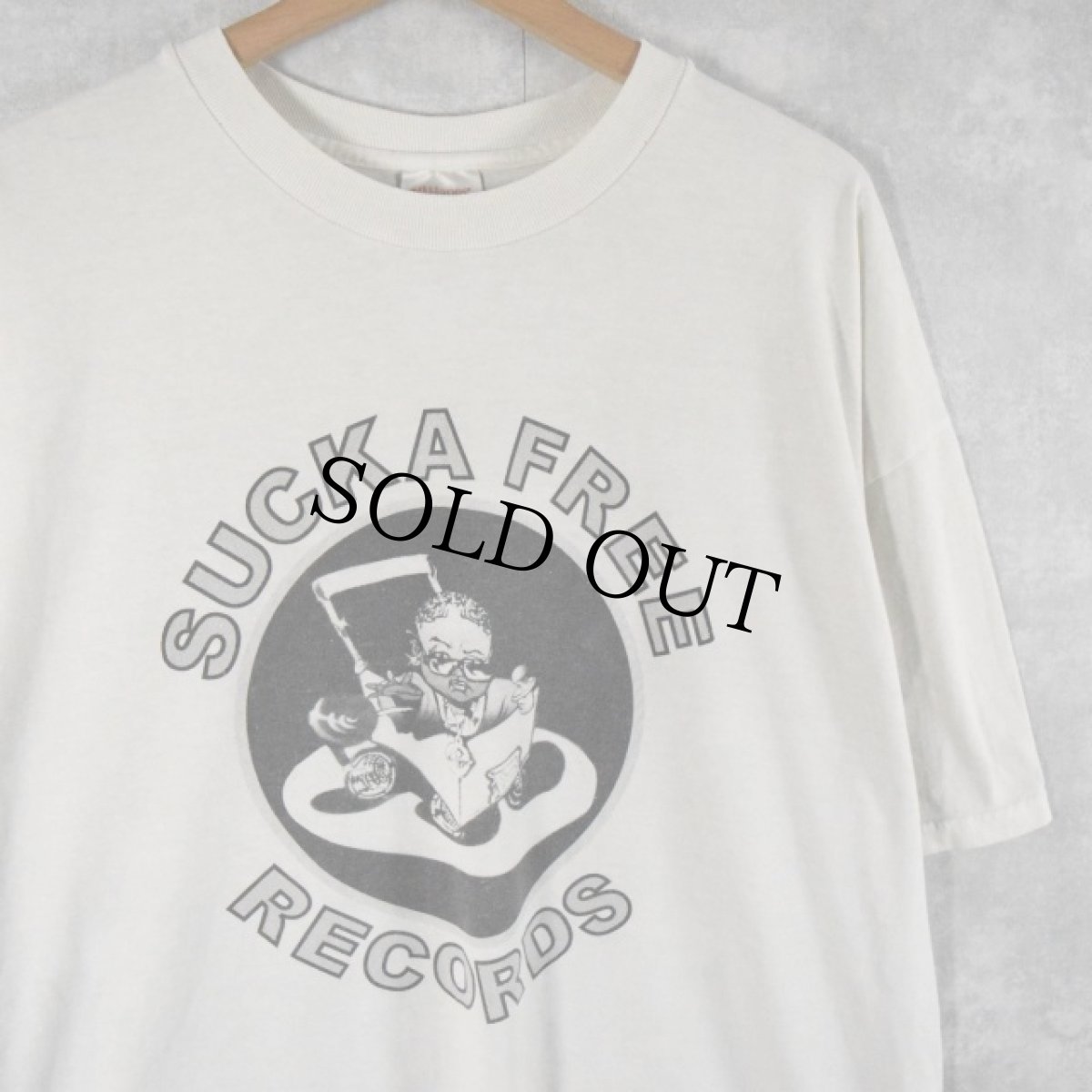 画像1: Sucka Free Records レコードレーベルTシャツ XL (1)