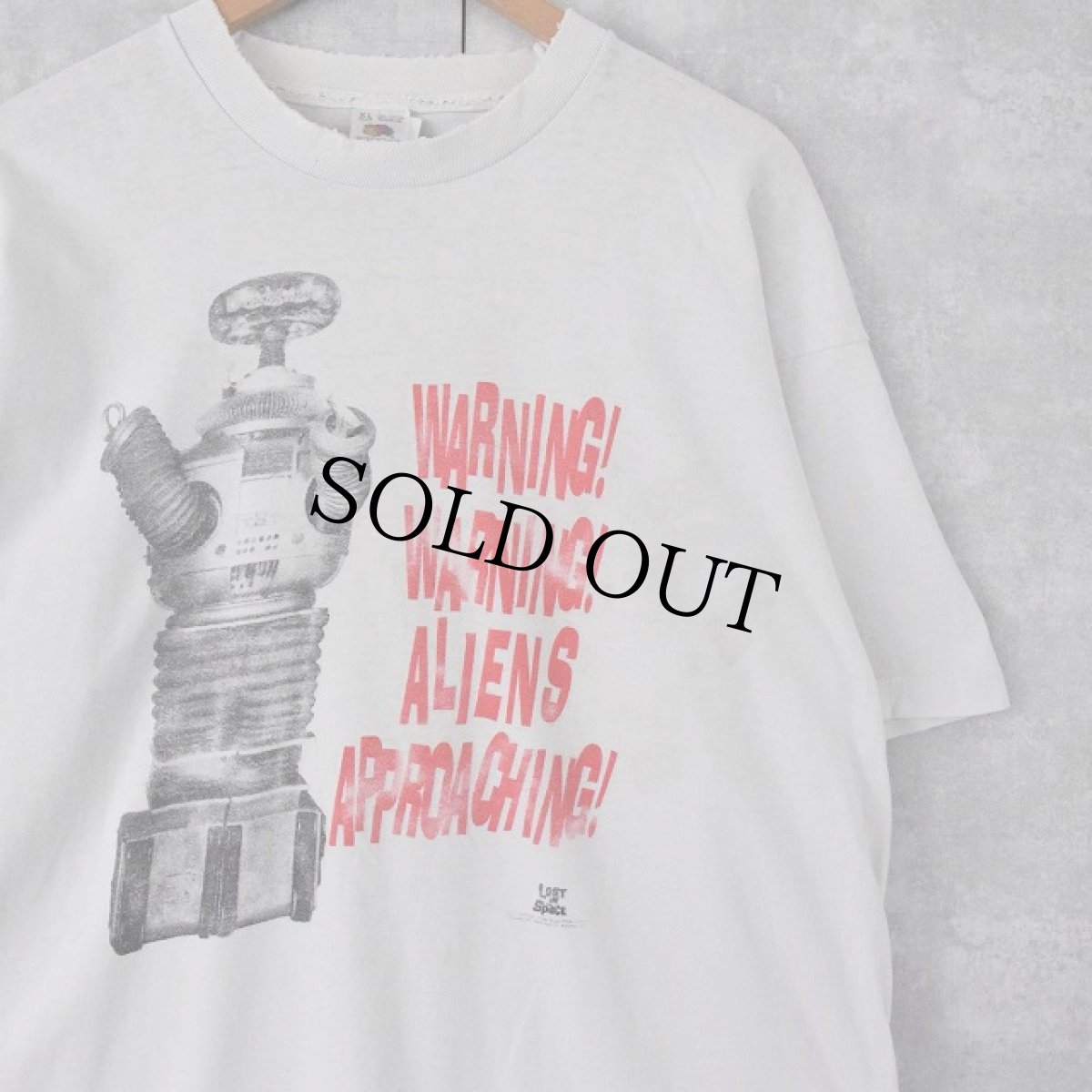 画像1: 90's LOST IN SPACE USA製 SFドラマプリントTシャツ XL (1)