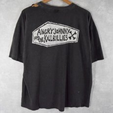 画像2: Angry Johnny & The Killbillies "MUSIC FOR CARNIVORES" ミュージックグループTシャツ XL (2)