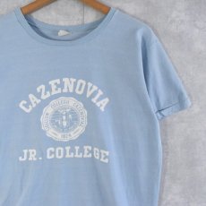 画像1: 60's Champion ランタグ "CAZENOVIA JR. COLLEGE" カレッジTシャツ M  (1)