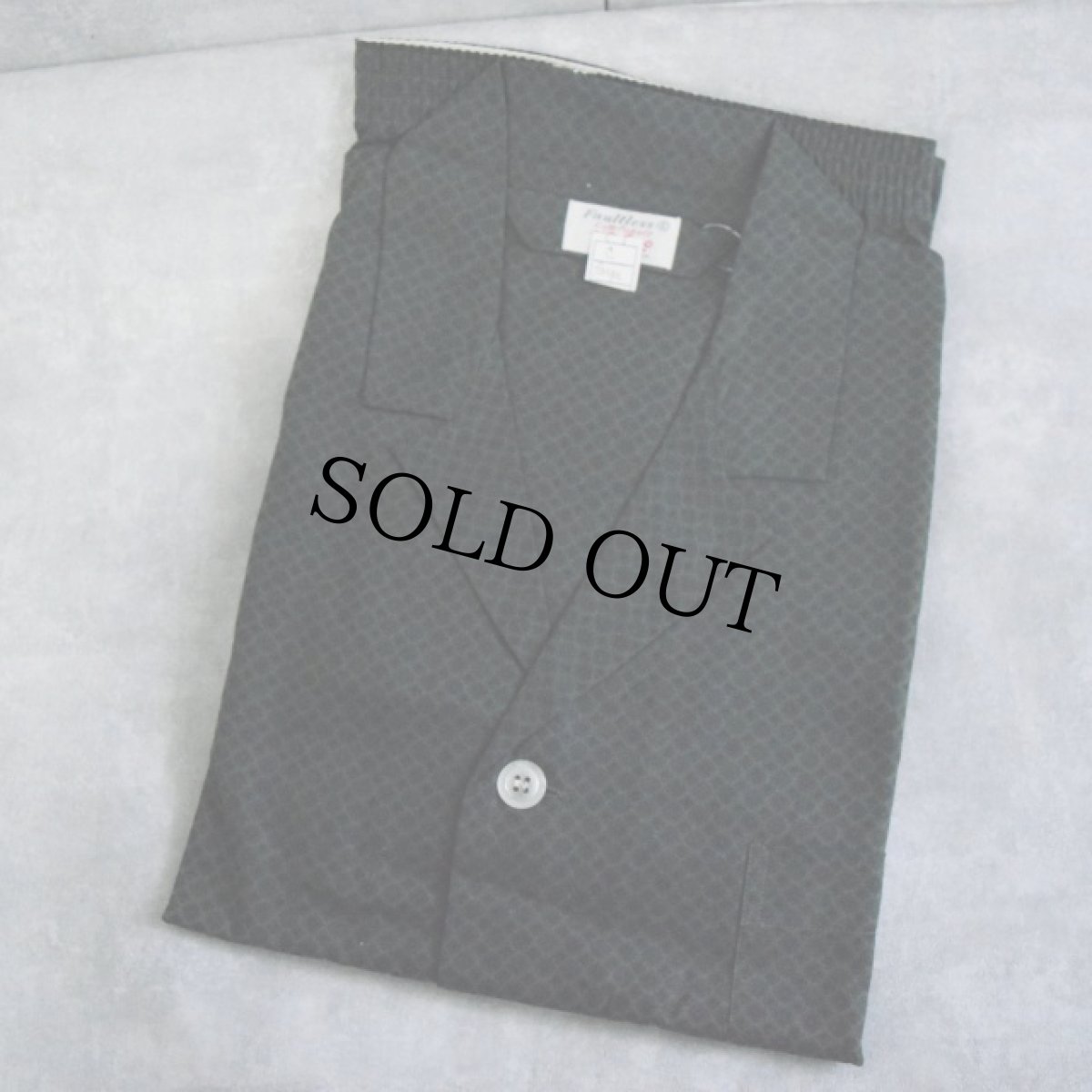 画像2: 60's faultless EURO 総柄パジャマシャツ＆パンツ SETUP LARGE DEADSTOCK (2)