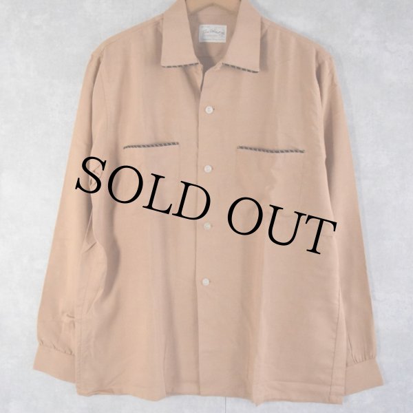 50年代 60年代 50s 60s 開襟 長袖 シーアイランド │ヴィテージ古着屋