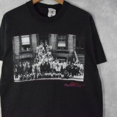 画像1: 90's USA製 "JAZZ PORTRAIT HARLEM 1958" ジャズミュージシャン フォトプリントTシャツ L (1)