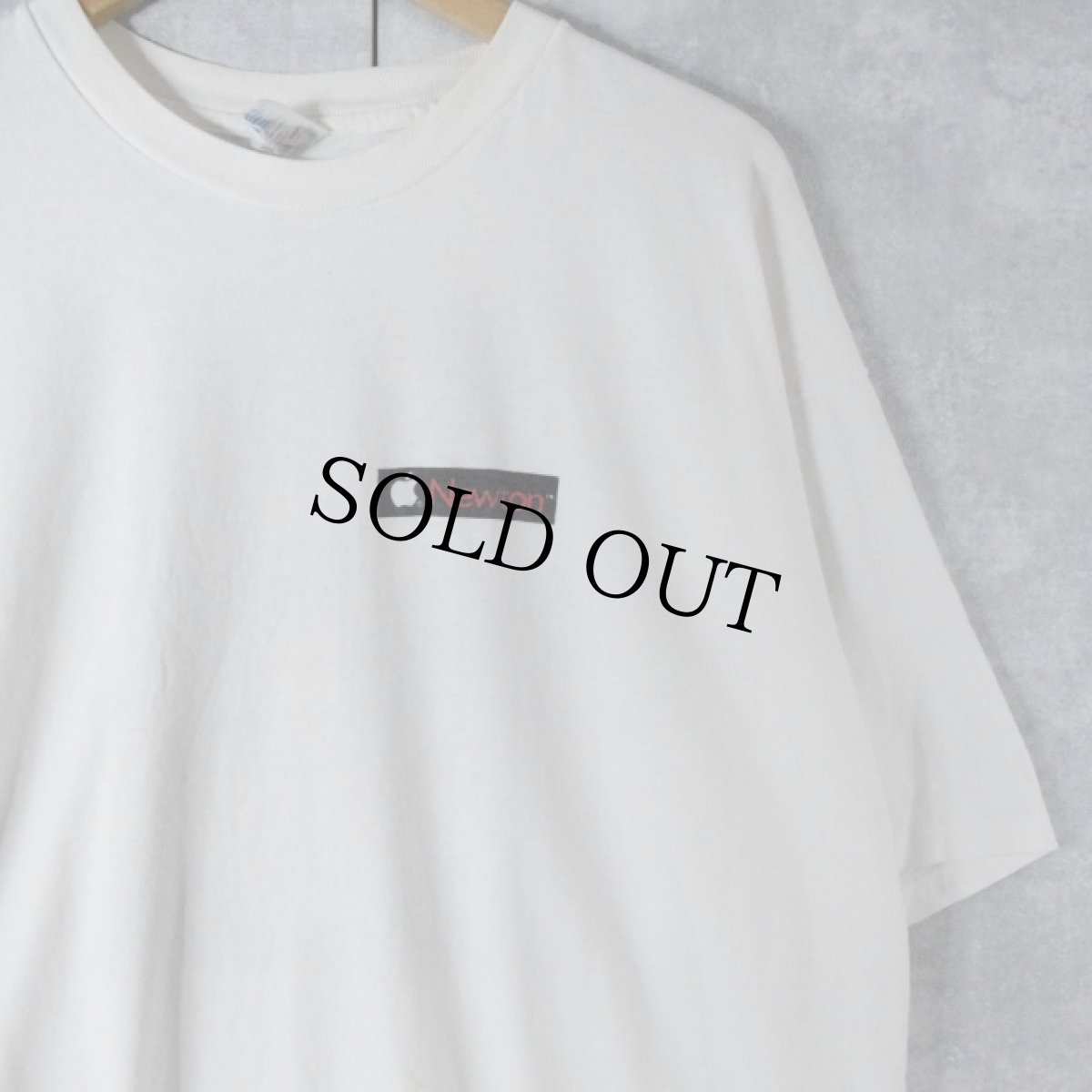 画像2: 90's Apple "Newton" USA製 イラストTシャツ XXL (2)