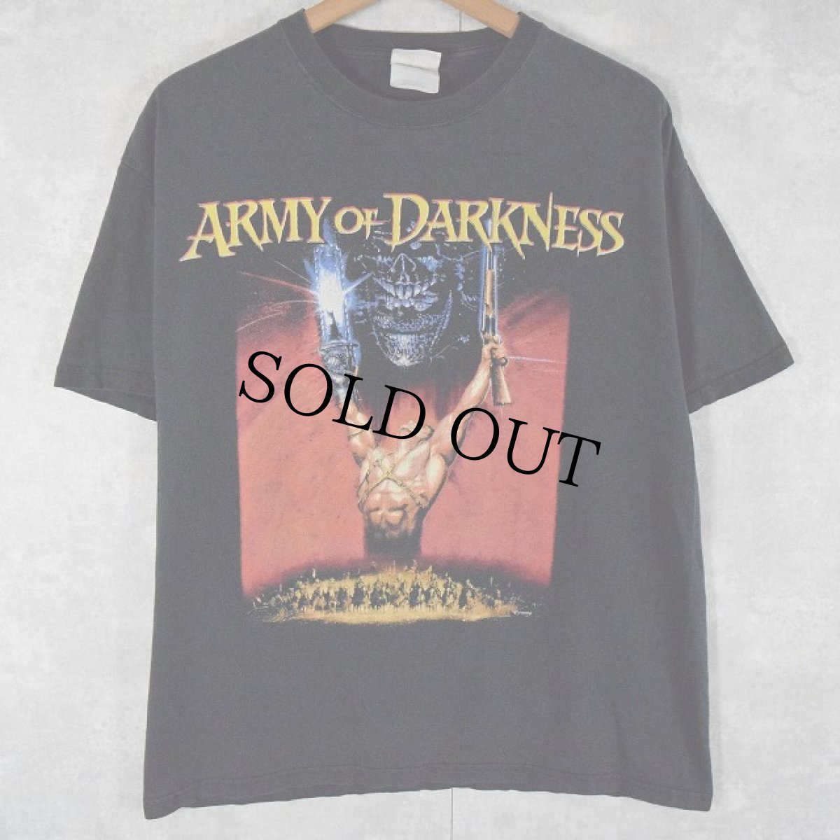 画像1: 2000's Army of Darkness ホラー映画プリントTシャツ L (1)