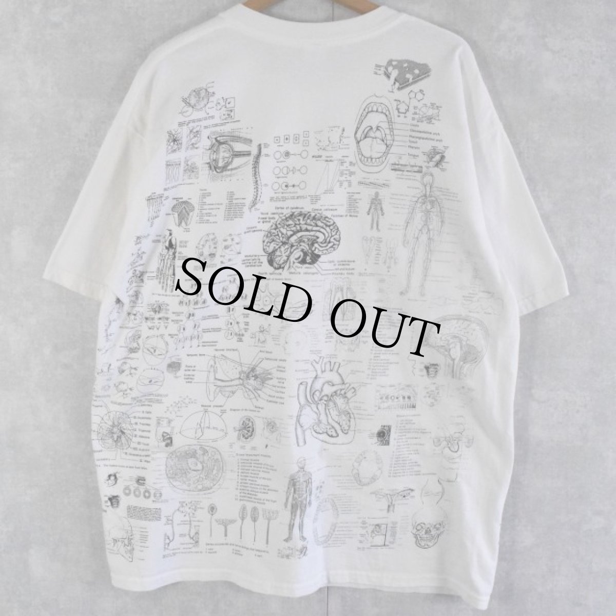 画像2: 2000's "BLINDEDO BY SCIENCE" TEST ANSWER プリントTシャツ XL (2)