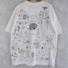 画像2: 2000's "BLINDEDO BY SCIENCE" TEST ANSWER プリントTシャツ XL (2)