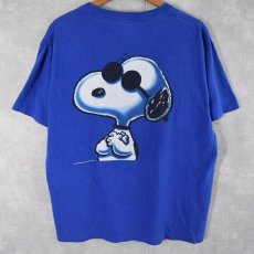 画像1: 90's SNOOPY "JOE COOL" USA製 パロディＴシャツ L (1)