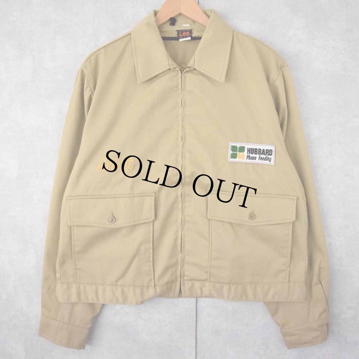 画像2: 70's Lee "HURRARD Phase Feeding" ワークジャケット (2)